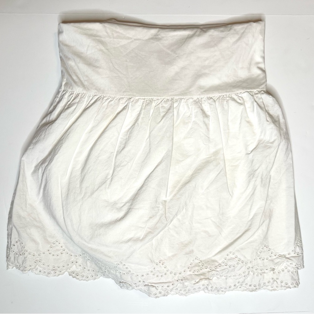 Vintage Shabby Chic Eyelet Bedskirt - Full